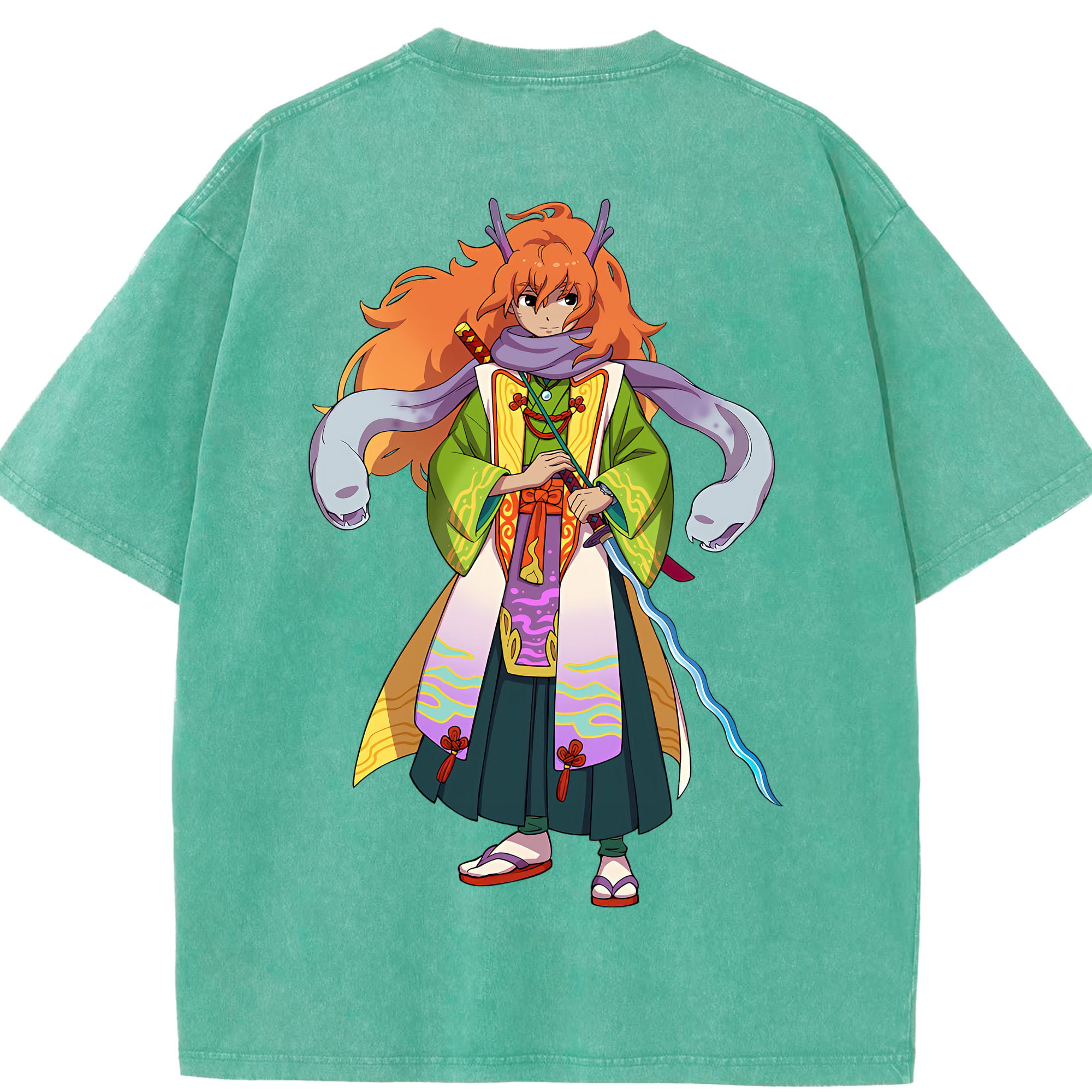 （画像用） 妖怪ウォッチ Yo-kai Watch 綿100% ヴィンテージ風 半袖Tシャツ（背面プリント）
